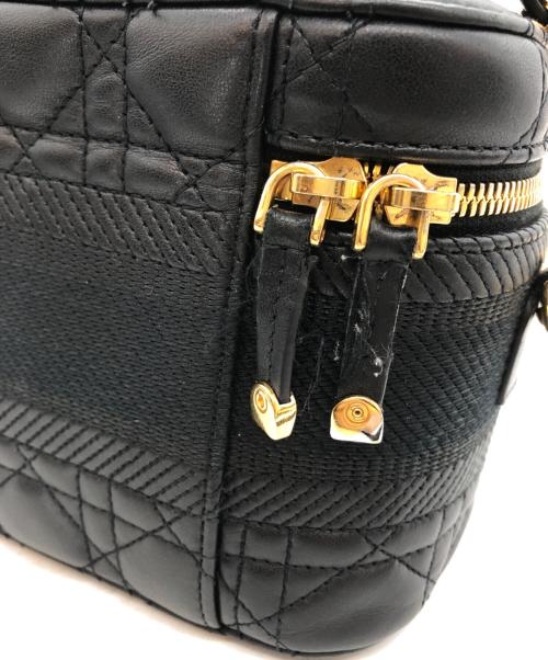 Christian Dior（クリスチャン ディオール）Christian Dior (クリスチャン ディオール) トラベル スモール バニティバッグ ブラックの古着・服飾アイテム