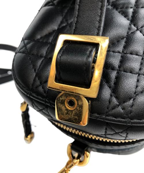Christian Dior（クリスチャン ディオール）Christian Dior (クリスチャン ディオール) トラベル スモール バニティバッグ ブラックの古着・服飾アイテム