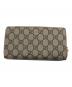 GUCCI (グッチ) GGマーモント ジップアップラウンドウォレット ベージュ：33000円