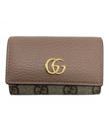 GUCCI（グッチ）の古着「GGマーモントキーケース」｜ピンク