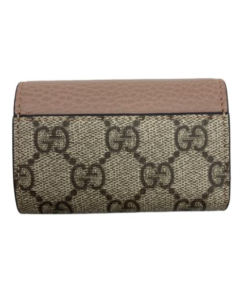 GUCCI（グッチ）GUCCI (グッチ) GGマーモントキーケース ピンクの古着・服飾アイテム