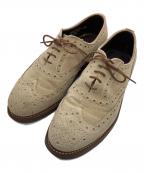 GRENSONグレンソン）の古着「ウィングチップシューズ」｜ベージュ
