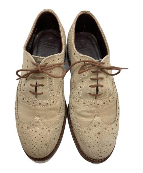 GRENSON（グレンソン）GRENSON (グレンソン) ウィングチップシューズ ベージュ サイズ:6/Gの古着・服飾アイテム