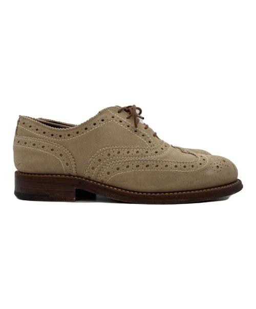 GRENSON（グレンソン）GRENSON (グレンソン) ウィングチップシューズ ベージュ サイズ:6/Gの古着・服飾アイテム