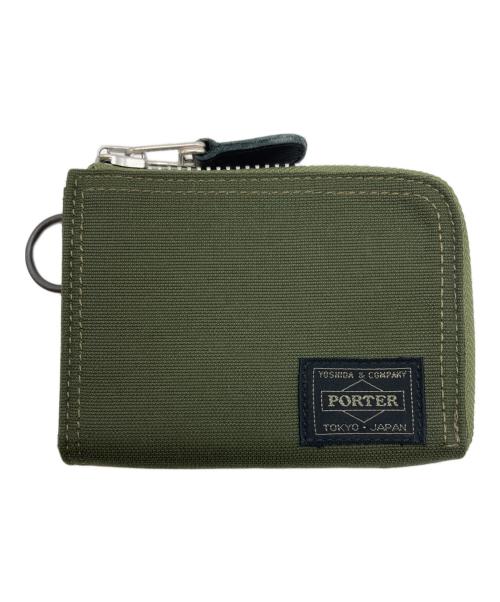 PORTER（ポーター）PORTER (ポーター) FLYING ACE MULTI WALLET オリーブの古着・服飾アイテム