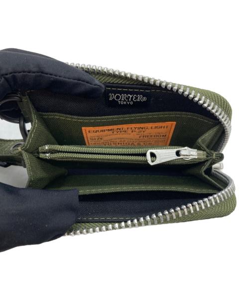 PORTER（ポーター）PORTER (ポーター) FLYING ACE MULTI WALLET オリーブの古着・服飾アイテム