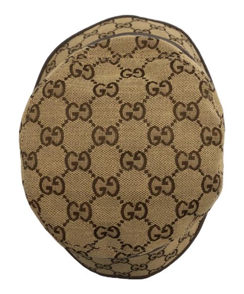 GUCCI（グッチ）GUCCI (グッチ) バケットハット ブラウン サイズ:M　58cmの古着・服飾アイテム