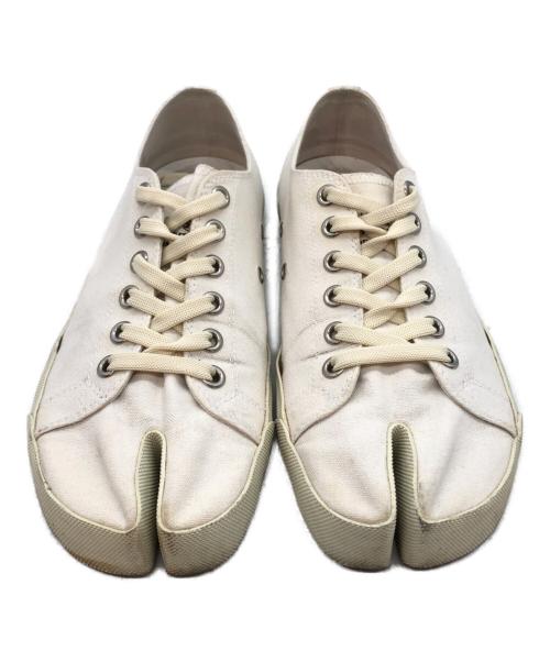 Maison Margiela（メゾンマルジェラ）Maison Margiela (メゾンマルジェラ) 足袋キャンバススニーカー ホワイト サイズ:42の古着・服飾アイテム