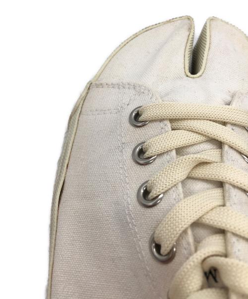 Maison Margiela（メゾンマルジェラ）Maison Margiela (メゾンマルジェラ) 足袋キャンバススニーカー ホワイト サイズ:42の古着・服飾アイテム