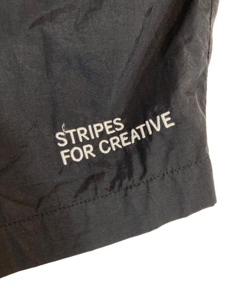 Stripes For Creative（ストライプ フォー クリエイティブ）Stripes For Creative (ストライプ フォー クリエイティブ) 21SS TAPERED EASY SHORTS NYLON ブラック サイズ:Mの古着・服飾アイテム