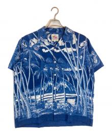 Duke Kahanamoku（デュークカハナモク）の古着「INDIGO COTTON HAWAIIAN SHIRT」｜ブルー