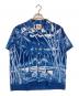 DUKE KAHANAMOKU（デュークカハナモク）の古着「INDIGO COTTON HAWAIIAN SHIRT」｜ブルー