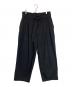 Essay（エッセイ）の古着「P-3 HAKAMA SLACKS」｜ブラック