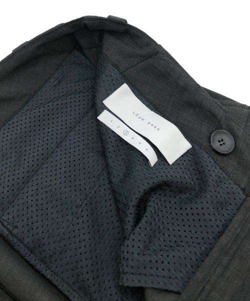 LEON BARA（レオン バラ）LEON BARA (レオン バラ) カーゴスラックス ブラック サイズ:3の古着・服飾アイテム