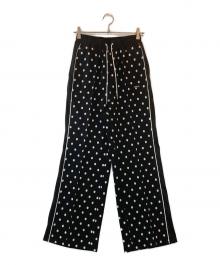 MAISON SPECIAL（メゾンスペシャル）の古着「Jacquard Jersey Pants」｜ブラック