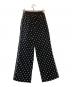 MAISON SPECIAL (メゾンスペシャル) Jacquard Jersey Pants ブラック サイズ:38 未使用品：12000円