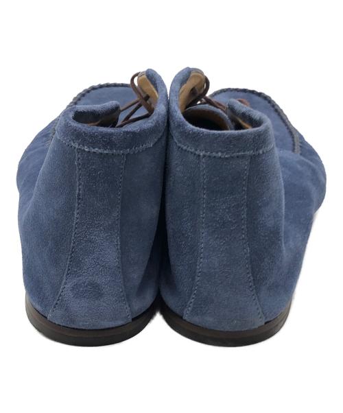 GUCCI（グッチ）GUCCI (グッチ) スウェードチャッカブーツ ブルー サイズ:SIZE 61/2の古着・服飾アイテム