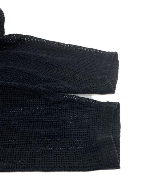 stussy（ステューシー）stussy (ステューシー) Cotton Mesh Hoodie ブラック サイズ:Mの古着・服飾アイテム