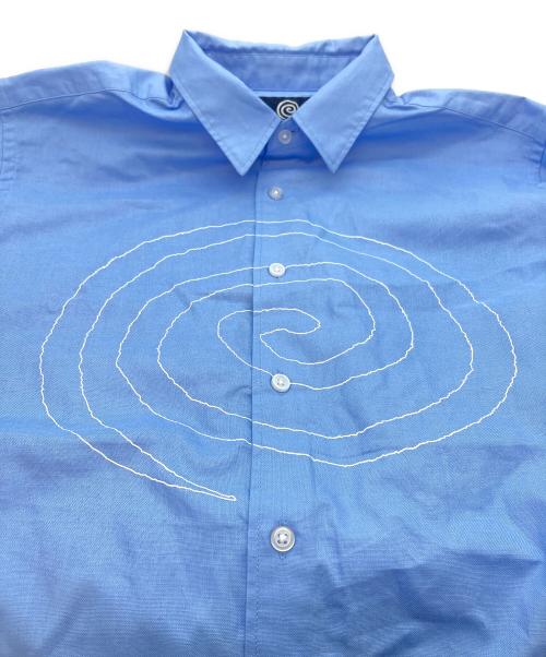 SOL（エスオーエル）SOL (エスオーエル) OUTLINEL/S SHIRTS ブルー サイズ:Mの古着・服飾アイテム