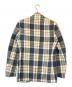 LARDINI (ラルディーニ) チェック柄シルクテーラードジャケット グレー×ベージュ サイズ:44：25000円