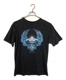 HARLEY-DAVIDSON（ハーレーダビッドソン）の古着「バー＆シールドV2エンジンウィング」｜ブラック