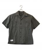Schottショット）の古着「COTTON COVERT SHIRT」｜グレー