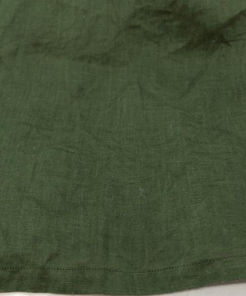 POLO RALPH LAUREN（ポロ・ラルフローレン）POLO RALPH LAUREN (ポロ・ラルフローレン) クラシック フィット リネン キャンプ シャツ グリーン サイズ:Sの古着・服飾アイテム