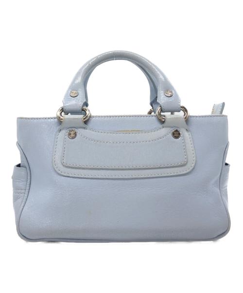 CELINE（セリーヌ）CELINE (セリーヌ) ミニブギーバッグ ブルーの古着・服飾アイテム