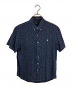 POLO RALPH LAURENポロ・ラルフローレン）の古着「リネンペイズリーシャツ」｜ブルー