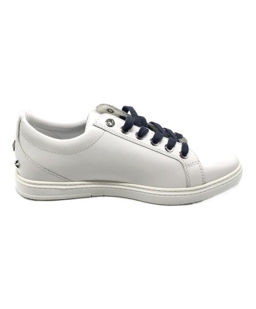 JIMMY CHOO（ジミーチュウ）JIMMY CHOO (ジミーチュウ) CASH スタッズ レザー スニーカー ホワイト サイズ:SIZE 43の古着・服飾アイテム
