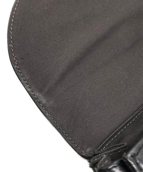 russet（ラシット）russet (ラシット) レザーショルダーバッグ ブラックの古着・服飾アイテム