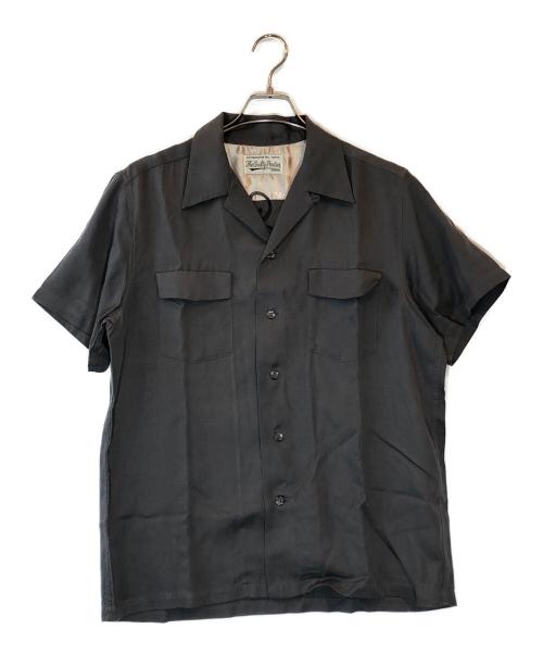 WACKO MARIA（ワコマリア）WACKO MARIA (ワコマリア) 刺繍オープンカラーシャツ グレー サイズ:Lの古着・服飾アイテム