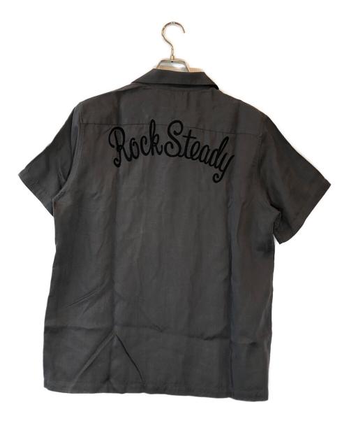 WACKO MARIA（ワコマリア）WACKO MARIA (ワコマリア) 刺繍オープンカラーシャツ グレー サイズ:Lの古着・服飾アイテム