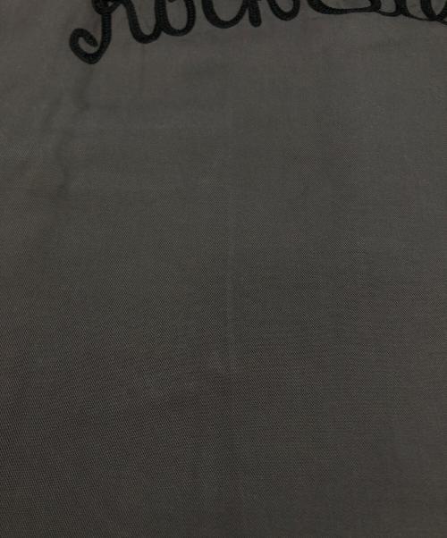 WACKO MARIA（ワコマリア）WACKO MARIA (ワコマリア) 刺繍オープンカラーシャツ グレー サイズ:Lの古着・服飾アイテム