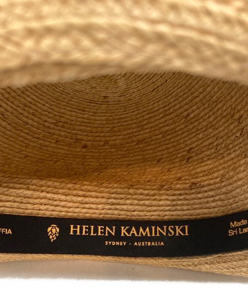 HELEN KAMINSKI（ヘレンカミンスキー）HELEN KAMINSKI (ヘレンカミンスキー) ストローハット ベージュ サイズ:下記参照の古着・服飾アイテム