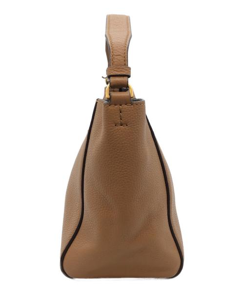 TORY BURCH（トリーバーチ）TORY BURCH (トリーバーチ) マックグロー バケット2WAYバッグ ブラウンの古着・服飾アイテム