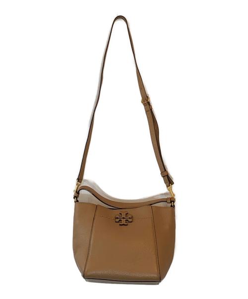 TORY BURCH（トリーバーチ）TORY BURCH (トリーバーチ) マックグロー バケット2WAYバッグ ブラウンの古着・服飾アイテム