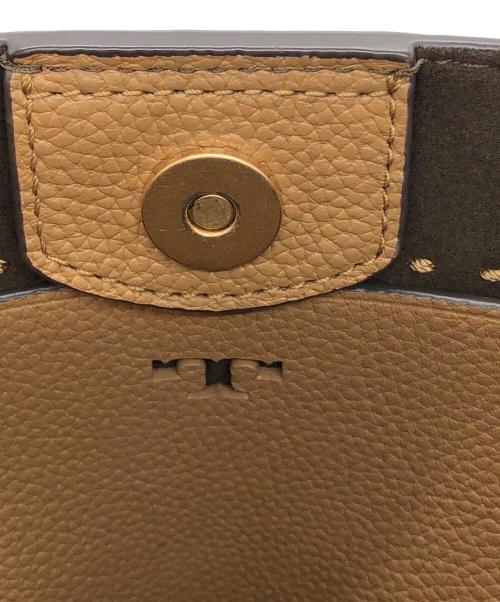TORY BURCH（トリーバーチ）TORY BURCH (トリーバーチ) マックグロー バケット2WAYバッグ ブラウンの古着・服飾アイテム