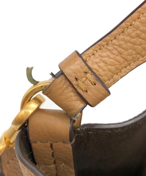 TORY BURCH（トリーバーチ）TORY BURCH (トリーバーチ) マックグロー バケット2WAYバッグ ブラウンの古着・服飾アイテム