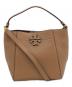 TORY BURCH（トリーバーチ）の古着「マックグロー バケット2WAYバッグ」｜ブラウン