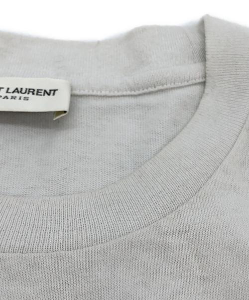Saint Laurent Paris（サンローランパリ）Saint Laurent Paris (サンローランパリ) プリントTシャツ ホワイト サイズ:Sの古着・服飾アイテム
