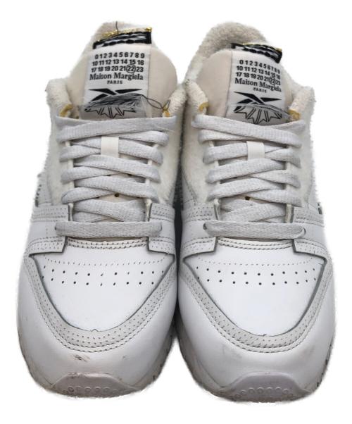 Maison Margiela（メゾンマルジェラ）Maison Margiela (メゾンマルジェラ) REEBOK (リーボック) クラシック レザー メモリーオブ メゾン マルジェラ ホワイト サイズ:23.5cmの古着・服飾アイテム