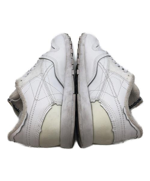 Maison Margiela（メゾンマルジェラ）Maison Margiela (メゾンマルジェラ) REEBOK (リーボック) クラシック レザー メモリーオブ メゾン マルジェラ ホワイト サイズ:23.5cmの古着・服飾アイテム