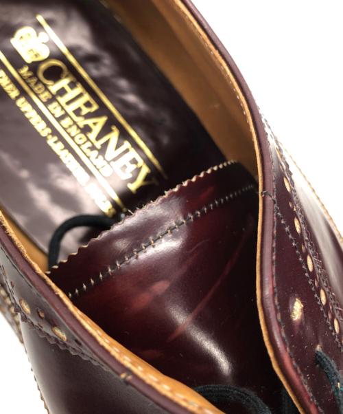 CHEANEY（チーニー）CHEANEY (チーニー) ウィングチップシューズ ブラウン サイズ:9 1/2の古着・服飾アイテム
