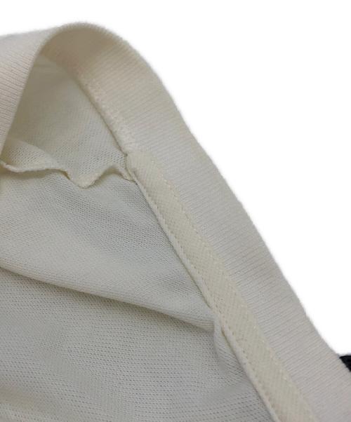 MONCLER（モンクレール）MONCLER (モンクレール) 異素材フリルカットソー ホワイト サイズ:XSの古着・服飾アイテム