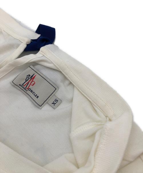 MONCLER（モンクレール）MONCLER (モンクレール) 異素材フリルカットソー ホワイト サイズ:XSの古着・服飾アイテム