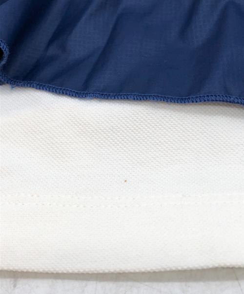 MONCLER（モンクレール）MONCLER (モンクレール) 異素材フリルカットソー ホワイト サイズ:XSの古着・服飾アイテム