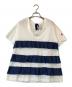 MONCLER（モンクレール）の古着「異素材フリルカットソー」｜ホワイト