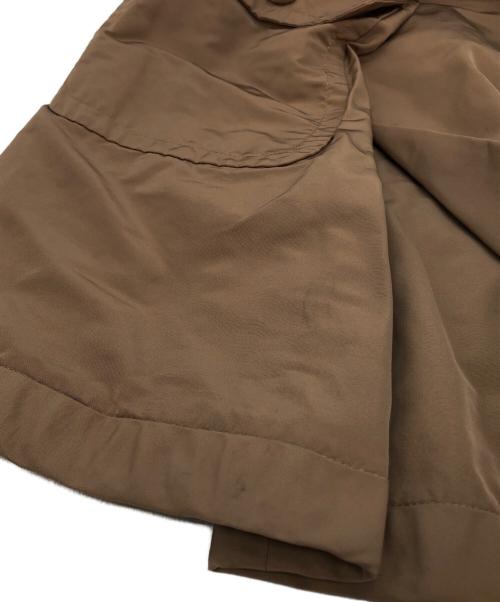 MONCLER（モンクレール）MONCLER (モンクレール) ロゴベルト ノースリーブワンピース ブラウン サイズ:42の古着・服飾アイテム