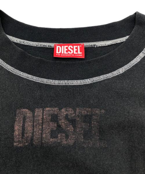 DIESEL（ディーゼル）DIESEL (ディーゼル) T-CRAOR-LS ブラック サイズ:Lの古着・服飾アイテム
